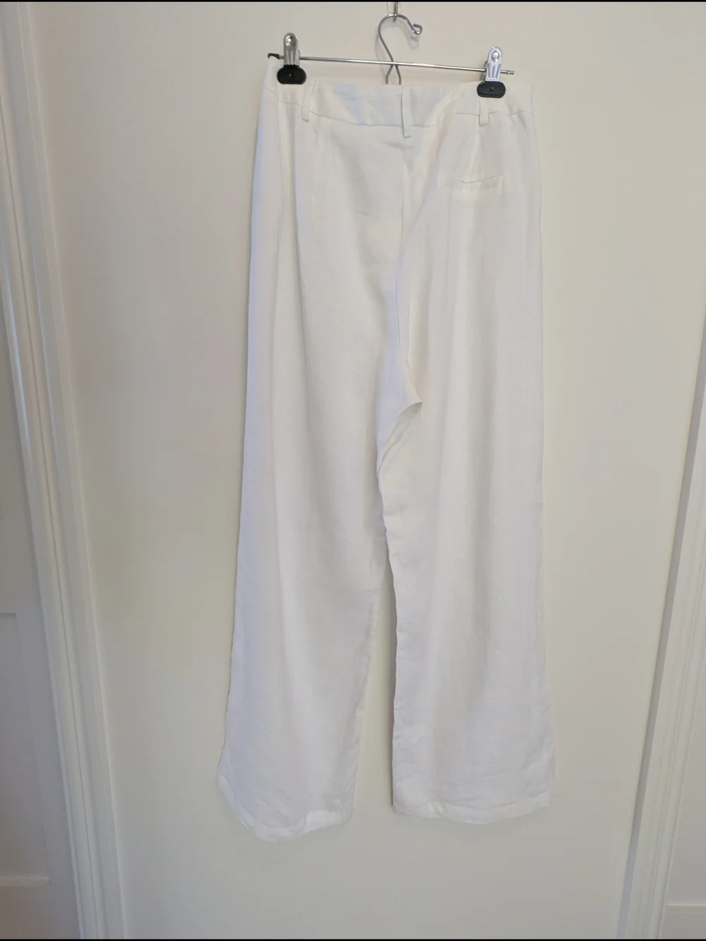 DISSH 100% Linen Wide-Leg Tailored Pants - Picture 5 of 7